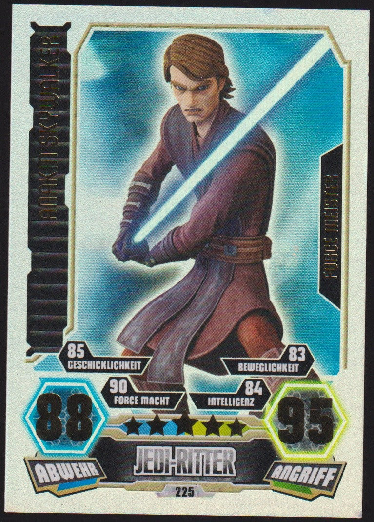 Topps Star Wars 2012 Anakin Skywalker Republik TCG Rare #225 – Bild 1