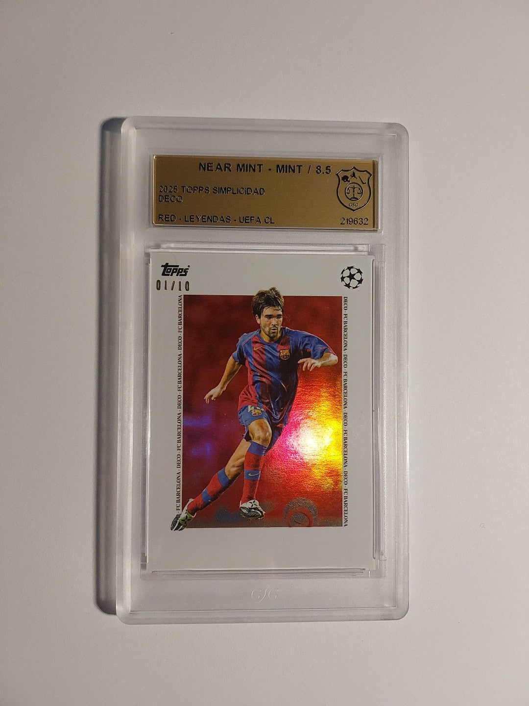 Topps Simplicidad 2024-25 Deco Barcelona Parallel 1/10 GSG 8.5 PSA Ebay 1/1 Rare – Bild 1
