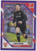 Topps Chrome 2025-26 Angelo Stiller VfB Stuttgart Bundesliga Parallel 61/75 Rare – Bild 1