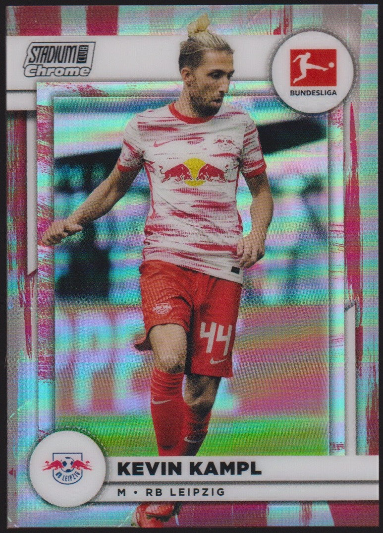 Topps Stadium Club Chrome 2021-22 Kevin Kampl RB Leipzig Parallel Refractor – Bild 1