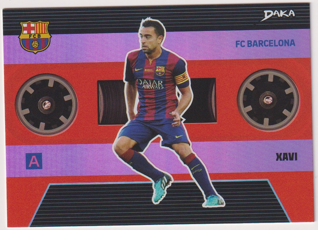 Daka 2024-25 Xavi Hernandez FC Barcelona Parallel 77/99 Refractor Rare – Bild 1