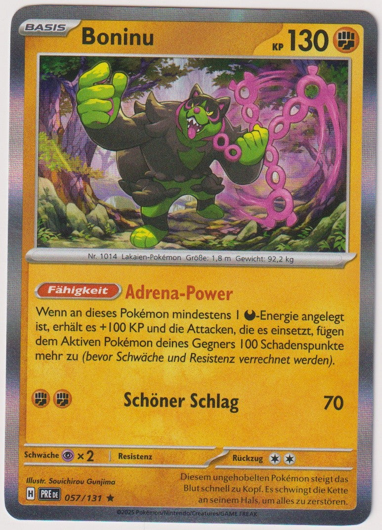 Pokemon TCG Okidogi #57/131 Rare (R) Holo Deutsch 2025 – Bild 1
