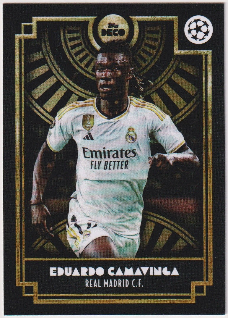 Topps Deco 2022-23 Eduardo Camavinga Real Madrid C.F. Champions League Parallel – Bild 1