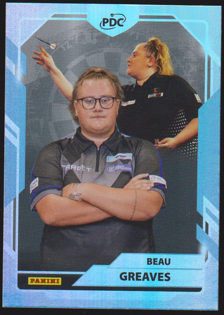 Panini PDC World Championship 2026 Beau Greaves Refractor Parallel – Bild 1
