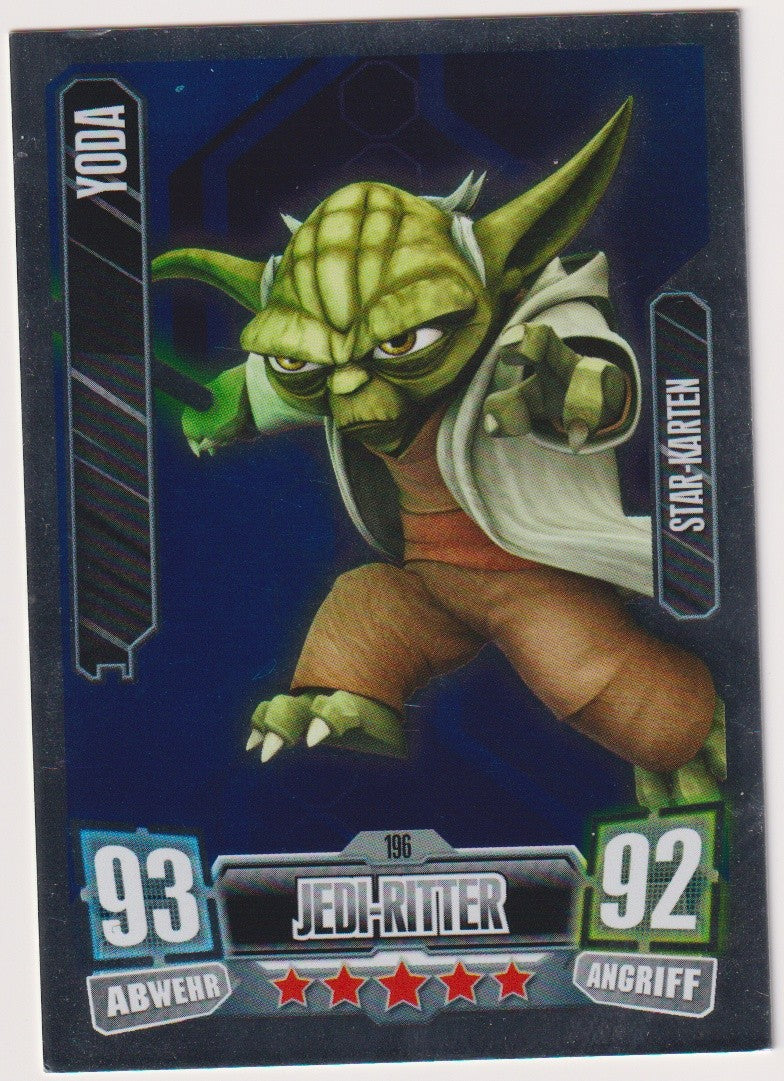 Topps Star Wars 2011 Yoda Republik Jedi-Ritter TCG Rare #196 – Bild 1