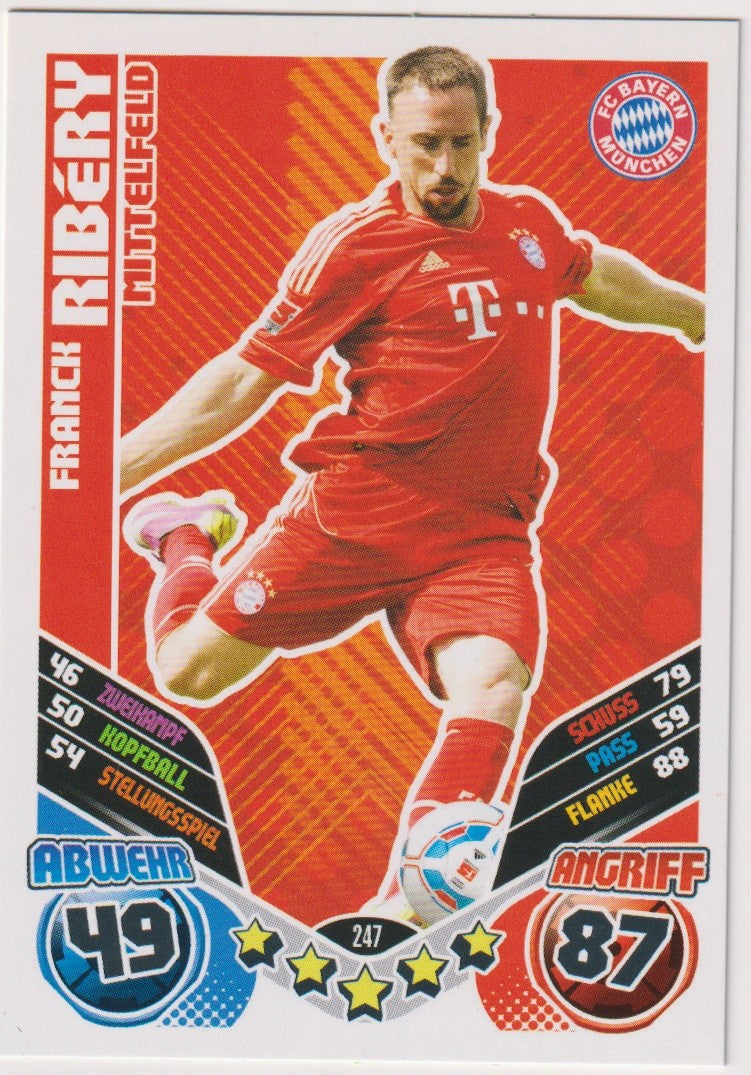 Topps Match Attax Franck Ribéry FC Bayern München Bundesliga Parallel Rare – Bild 1