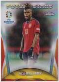 Topps Chrome 2023-24 Nico Williams Spanien UEFA Euro 2024 Parallel Rare – Bild 1