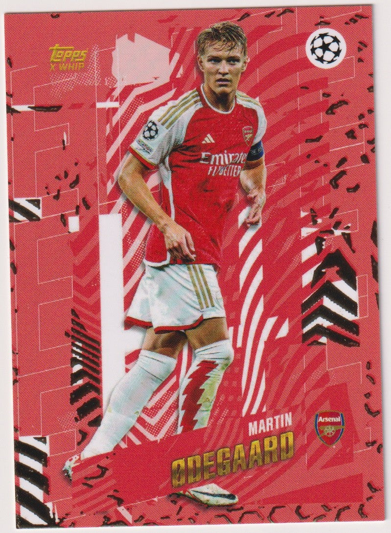 Topps Champions League 2022-23 Martin Odegaard Arsenal Parallel Rare – Bild 1