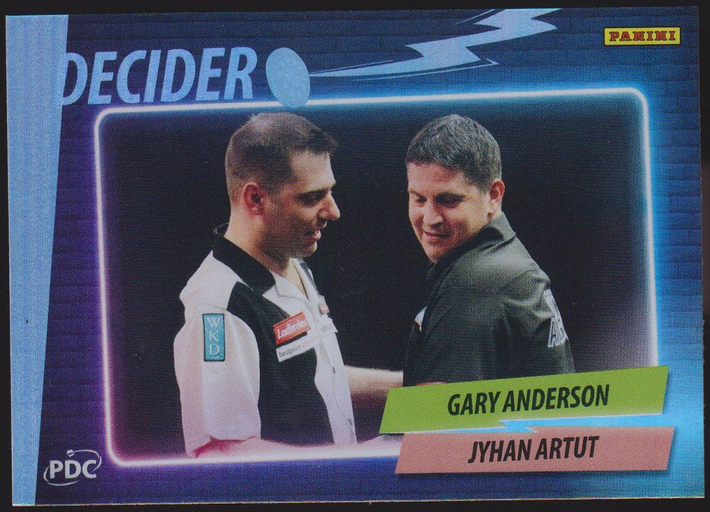 Panini PDC World Championship Gary Anderson & Jyhan Artut Refractor Parallel – Bild 1