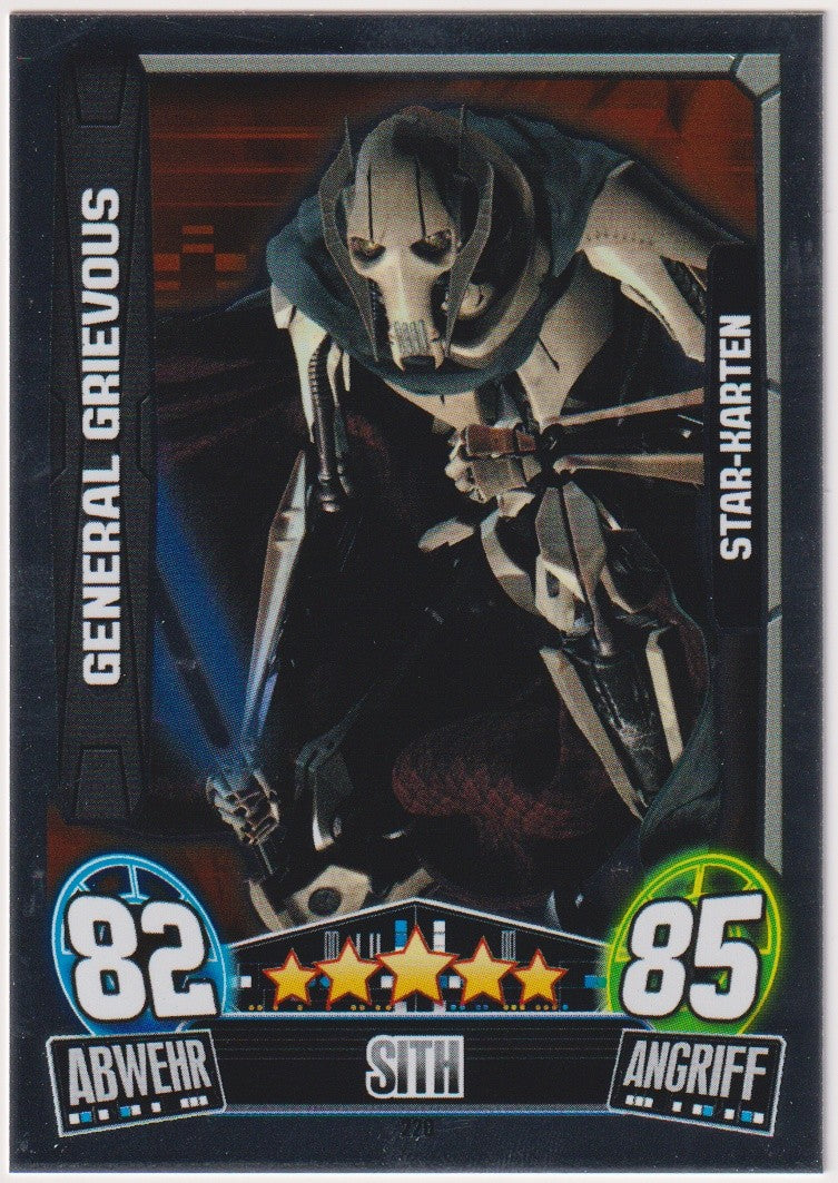 Topps Star Wars 2013 General Grievous Separatisten Sith TCG Rare – Bild 1