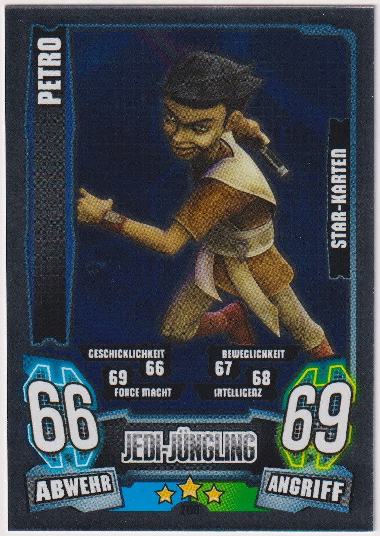 Topps Star Wars 2013 Petro Republik Die Jedi-Jüngling TCG Rare – Bild 1