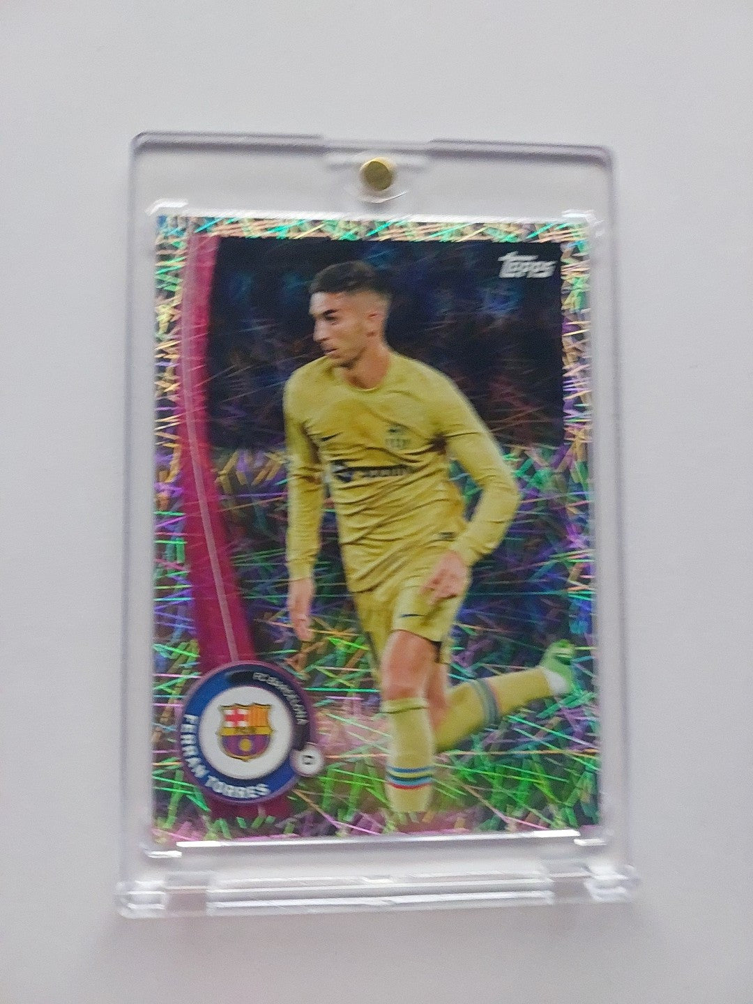 Topps Barcelona Set 2021/22 Ferran Torres (Limited Hologramm) – Bild 1