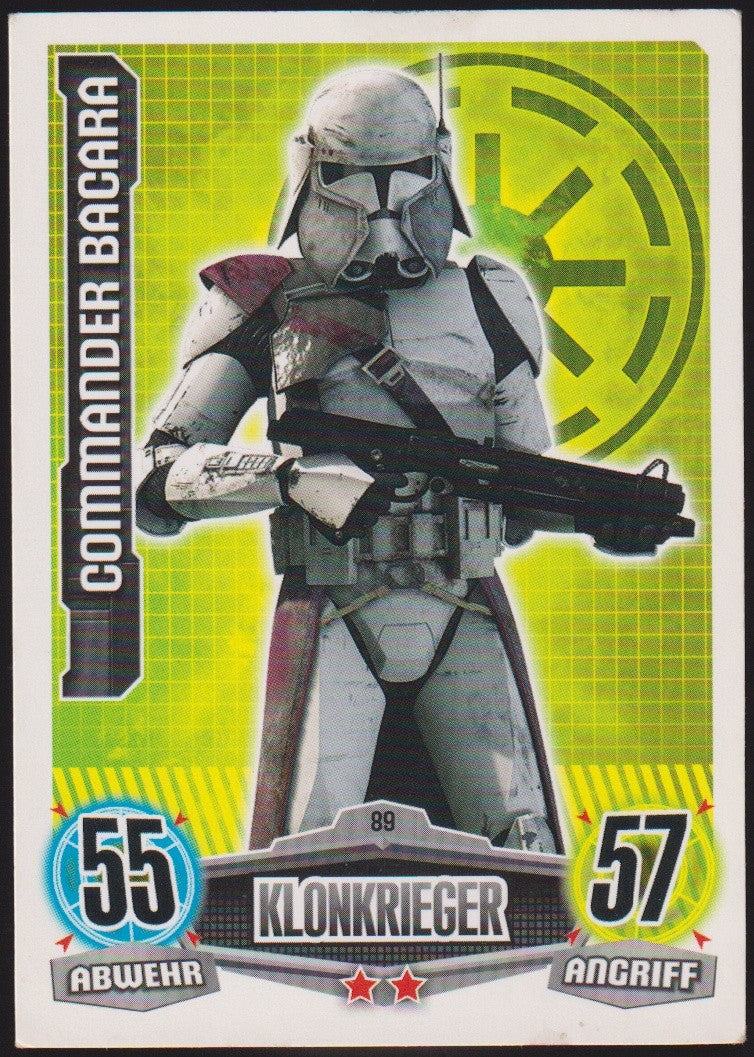 Topps Star Wars 2012 Bacara Commander Republik TCG Rare #55 – Bild 1