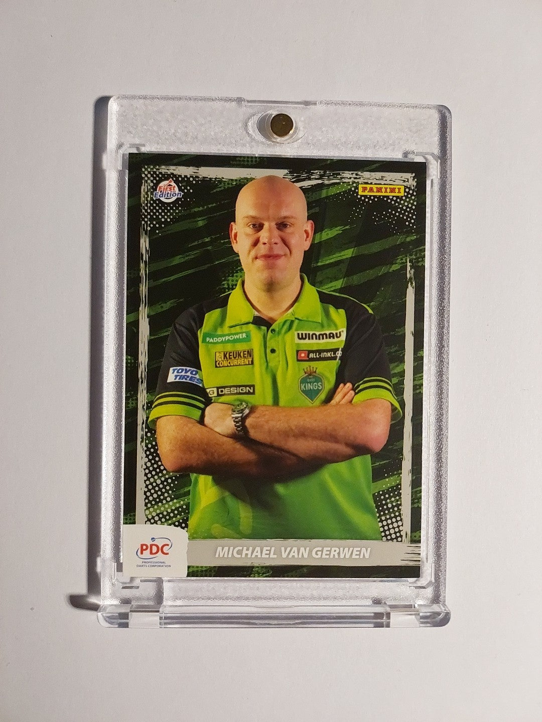 Panini DPC World Championship 2025 First Edition Michael Van Gerwen Parallel Hit – Bild 1