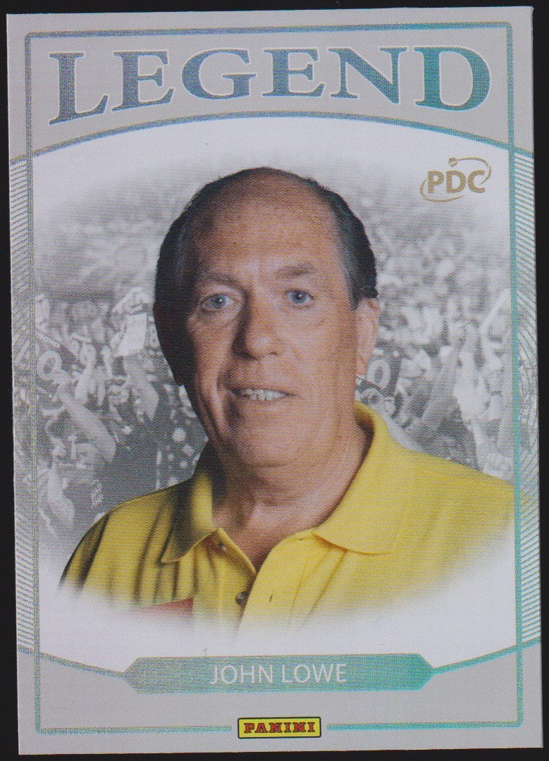 Panini PDC World Championship 2026 John Lowe "Old Stoneface" Refractor Parallel – Bild 1
