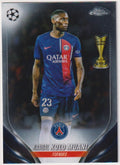 Topps Chrome 2023-24 Randal Kolo Muani Rookie Paris Saint-Germain Parallel Rare – Bild 1