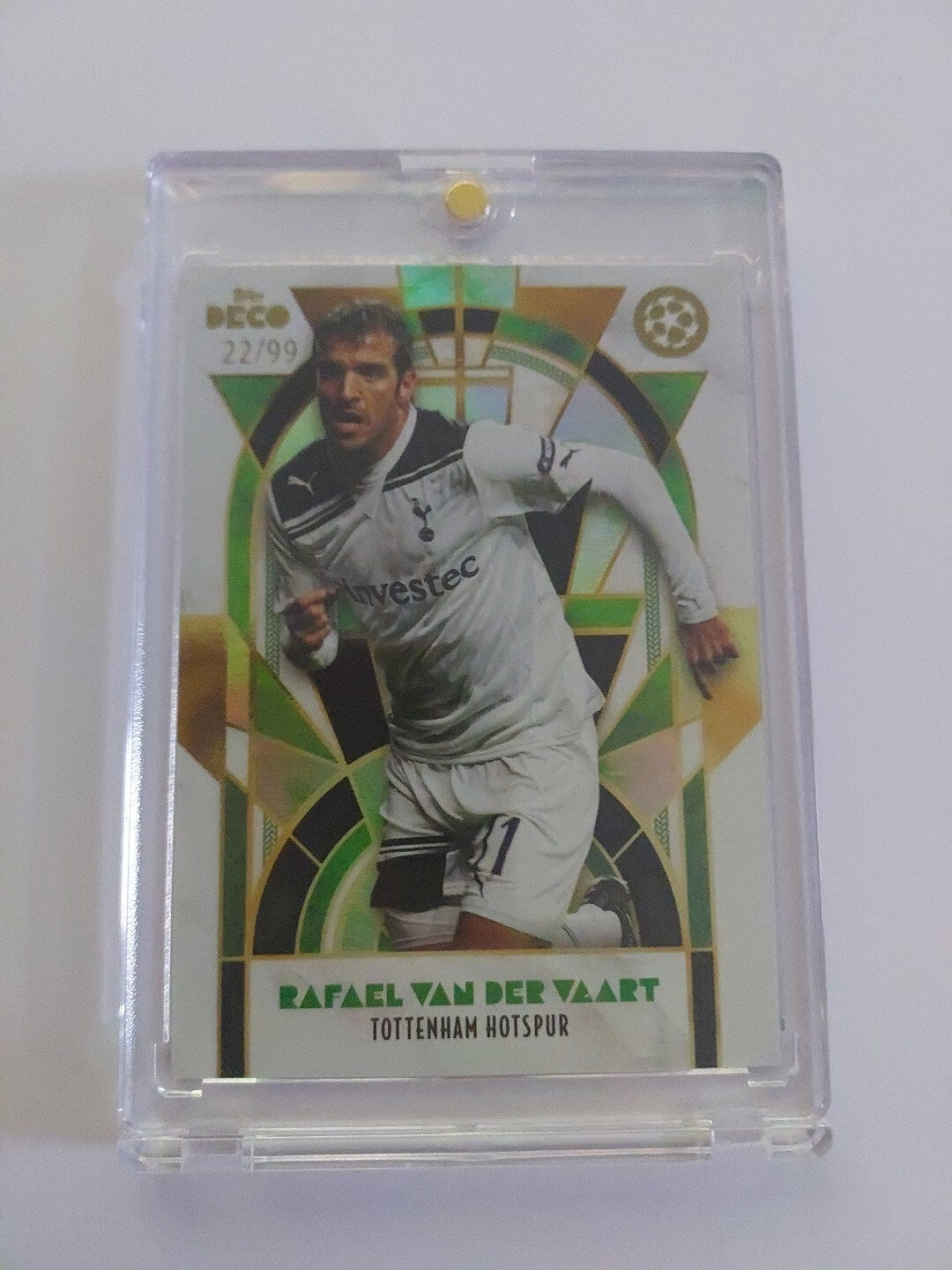 Topps Deco 2024/25 Rafael van Der Vaart Tottenham Nummeriert 22/99 Parallel – Bild 1