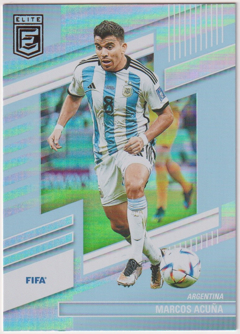 Panini Donruss Elite FIFA Soccer 2022-23 Marcos Acuña Argentina Parallel Rare – Bild 1
