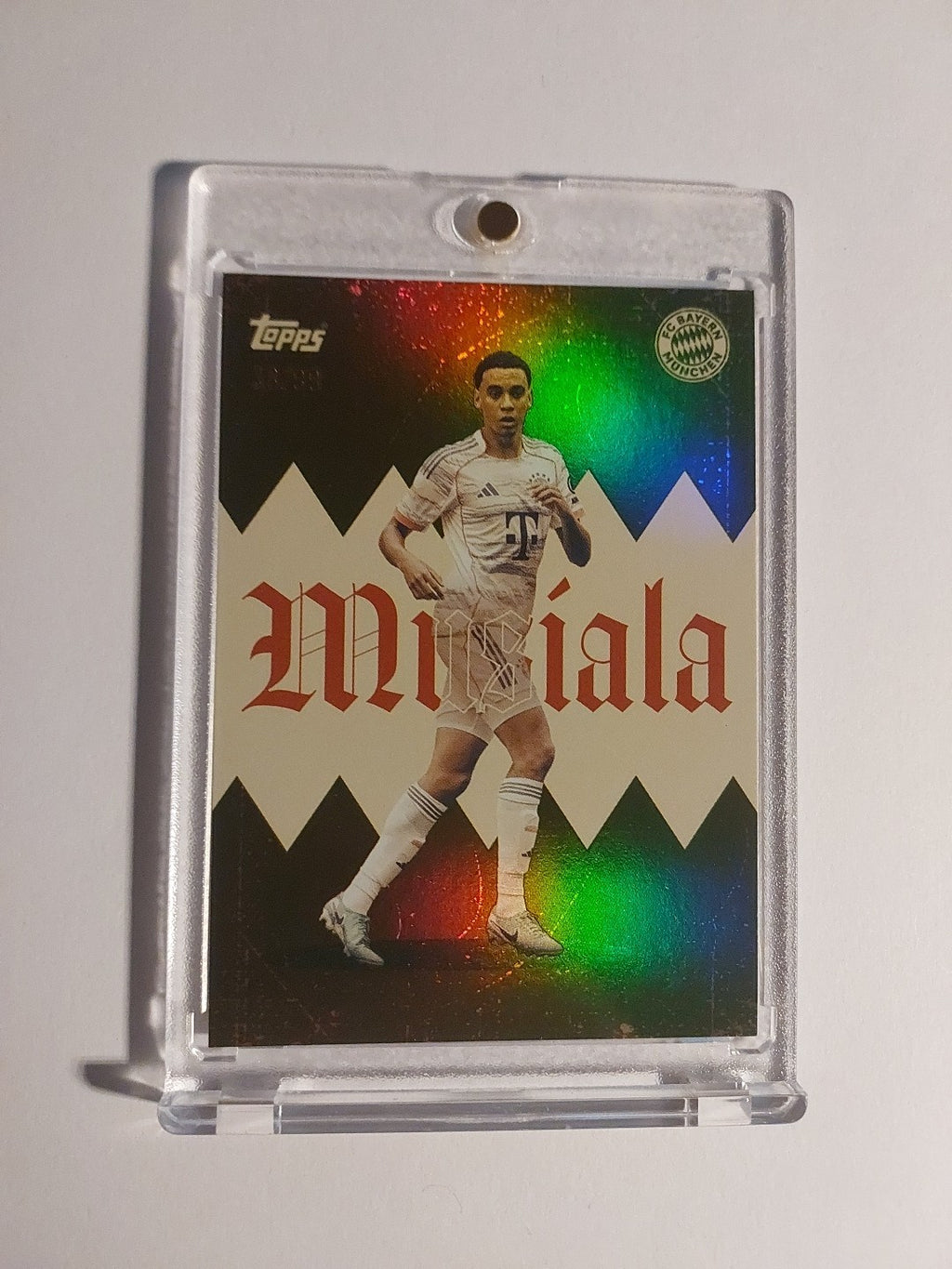 Topps Bayern Team Set 2025-26 Jamal Musiala Parallel 38/99 Refractor Ultra Rare – Bild 1