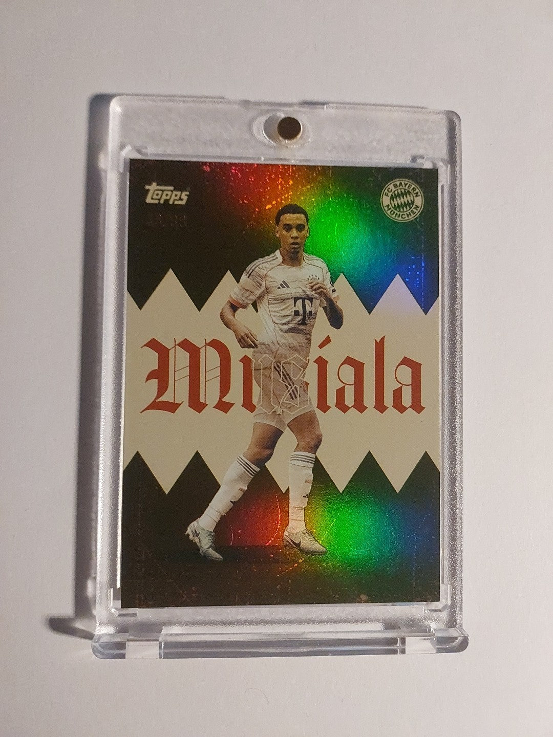 Topps Bayern Team Set 2025-26 Jamal Musiala Parallel 38/99 Refractor Ultra Rare – Bild 1