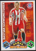 Topps Match Bastian Schweinsteiger FC Bayern München Munich Parallel – Bild 1