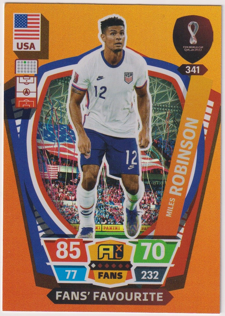 Panini Adrenalyn XL FIFA World Cup Qatar 2022 Miles Robinson USA Parallel Rare – Bild 1