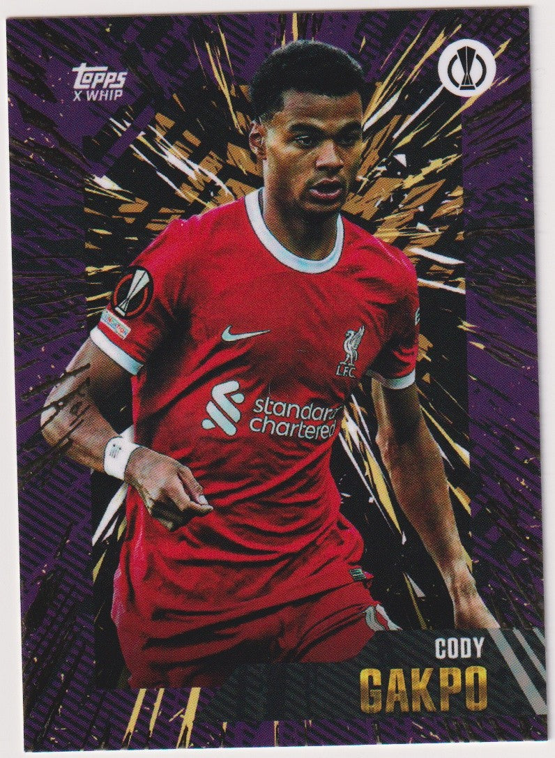 Topps X Whip Cody Gakpo Liverpool FC Parallel Rare – Bild 1