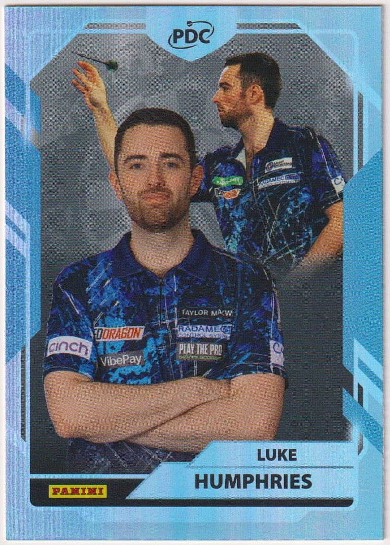 Panini PDC World Championship 2026 Luke Humphries "Cool Hand" Refractor Parallel – Bild 1
