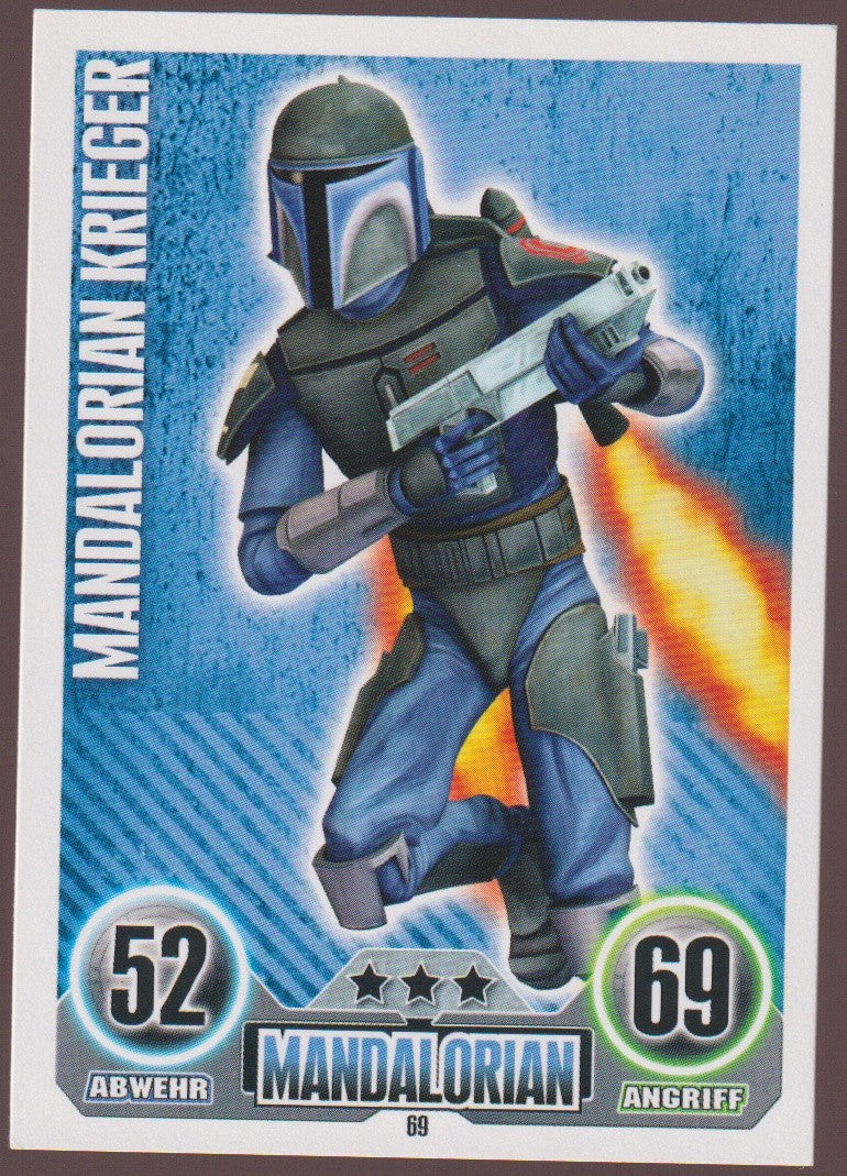 Topps Star Wars 2010 Mandalorian Krieger Separatist TCG Rare – Bild 1