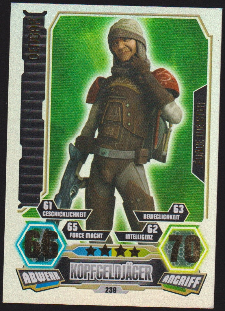 Topps Star Wars 2012 Dengar Kopfgeldjäger Unterwelt TCG Rare #239 – Bild 1