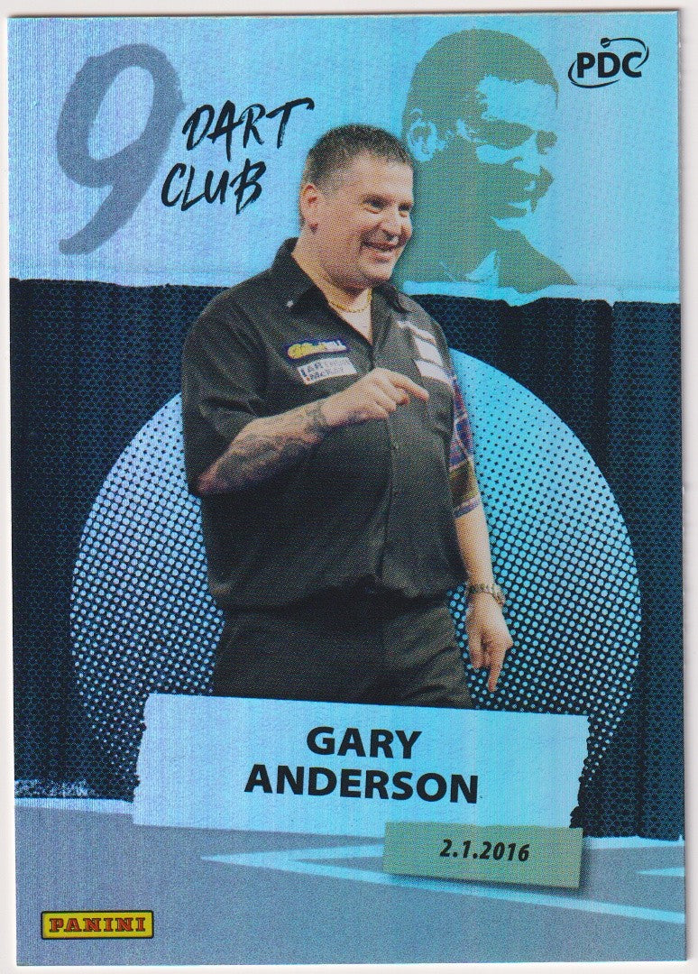 Panini PDC WC 2026 9 Dart Club Gary Anderson Refractor Parallel – Bild 1
