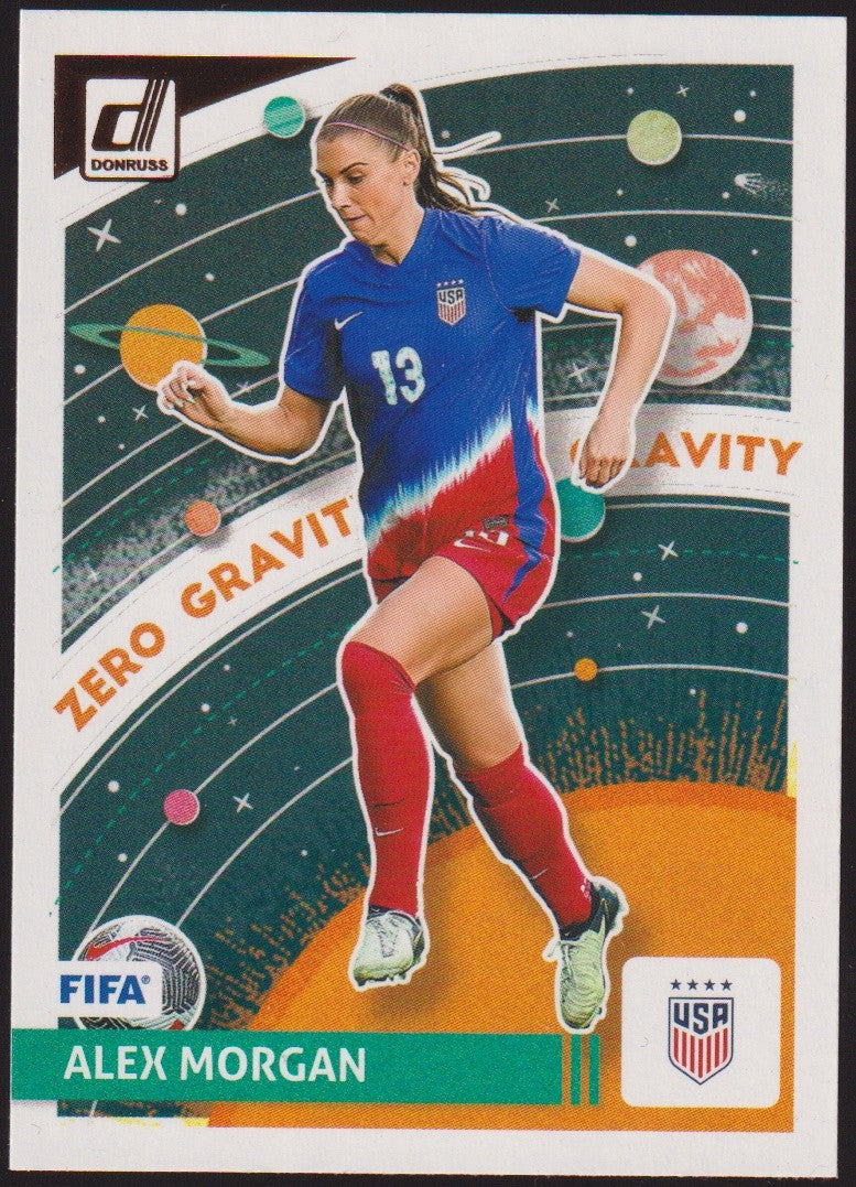 Panini 2024-25 - Donruss Soccer 2023-24 Alex Morgan USA Parallel Rare Nr. 10 – Bild 1