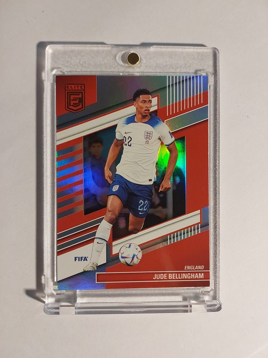 Panini Elite 2022-23 Jude Bellingham England Parallel Refractor Insert Rare Hit – Bild 1