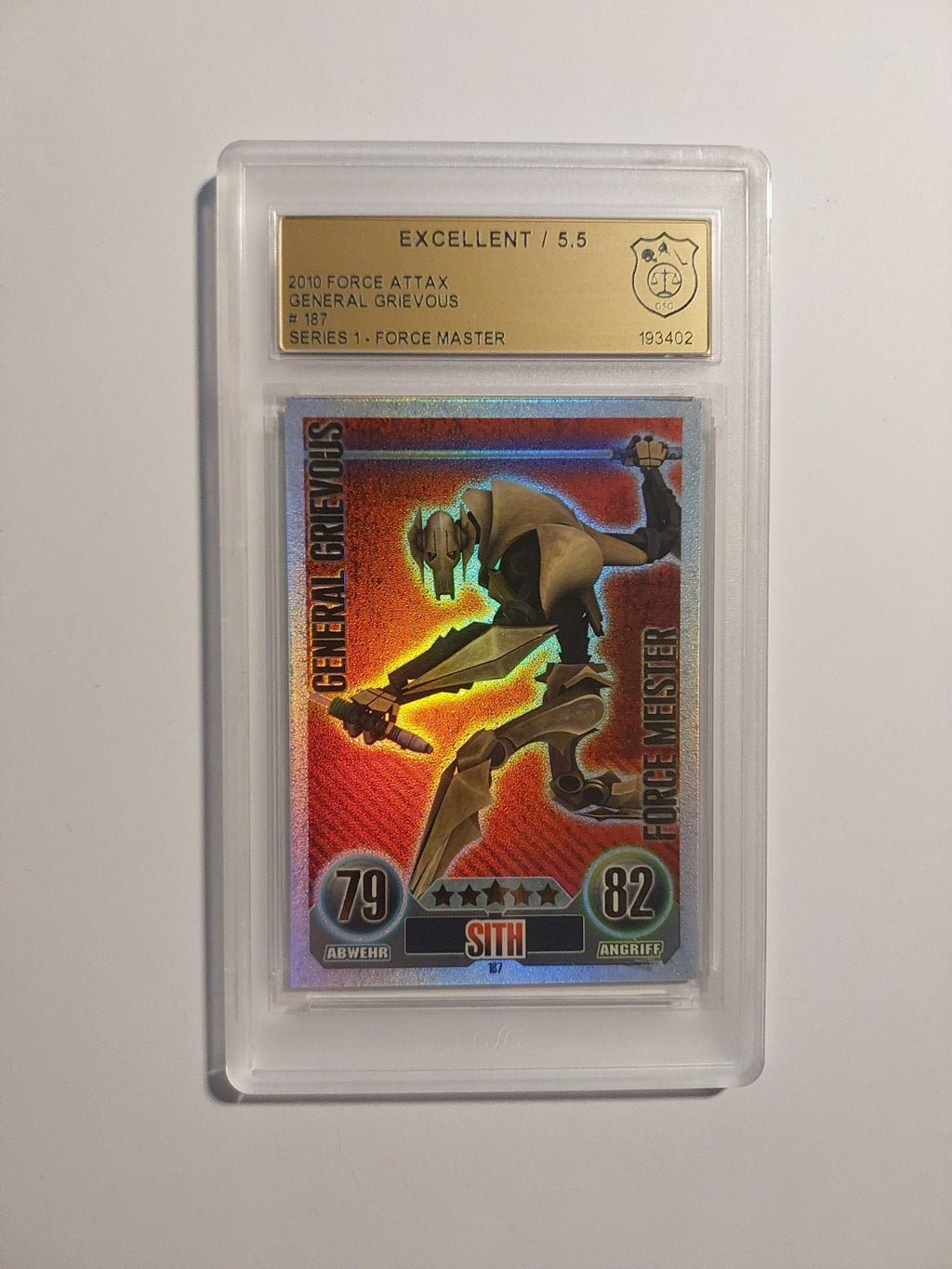 Topps Star Wars 2010 General Grievous Sith Separatisten GSG 5.5 = PSA Parallel – Bild 1