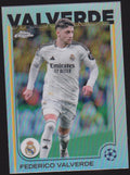 Topps Chrome 2023-24 Federico Valverde Real Madrid C.F. Parallel Refractor – Bild 1