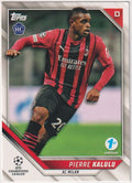 Topps 2020-21 Pierre Kalulu Rookie AC Milan Champions League Parallel Rare 77 – Bild 1