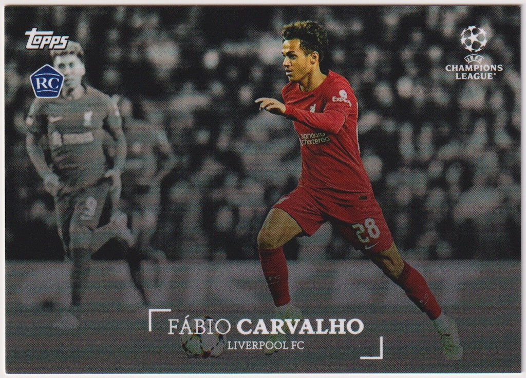 Topps 2022-23 Fábio Carvalho Liverpool FC Parallel Rare Simplicidad Rookie – Bild 1