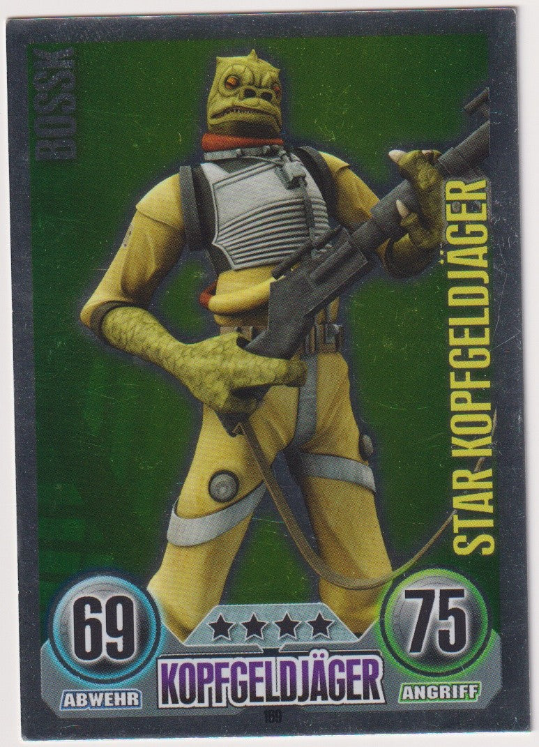 Topps Star Wars 2010 Bossk Kopfgeldjäger Söldner TCG Rare Nr 169 – Bild 1