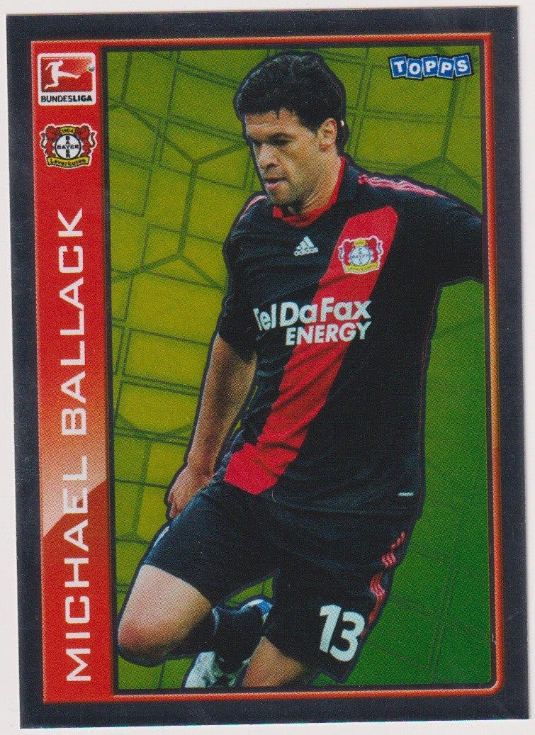 Topps Fußball Bundesliga Michael Ballack Bayer Leverkusen Topps Stickers – Bild 1