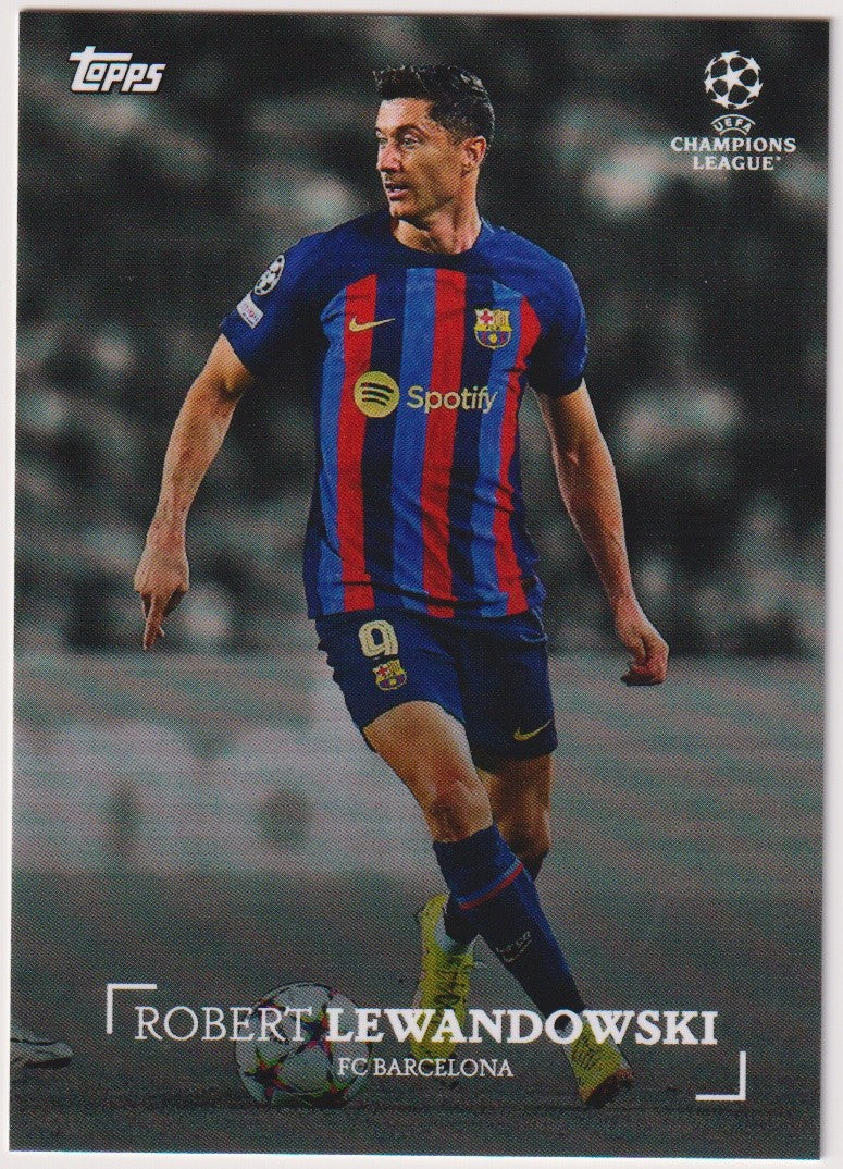 Topps Champions League 2022-23 Robert Lewandowski FC Barcelona Ondemand Parallel – Bild 1