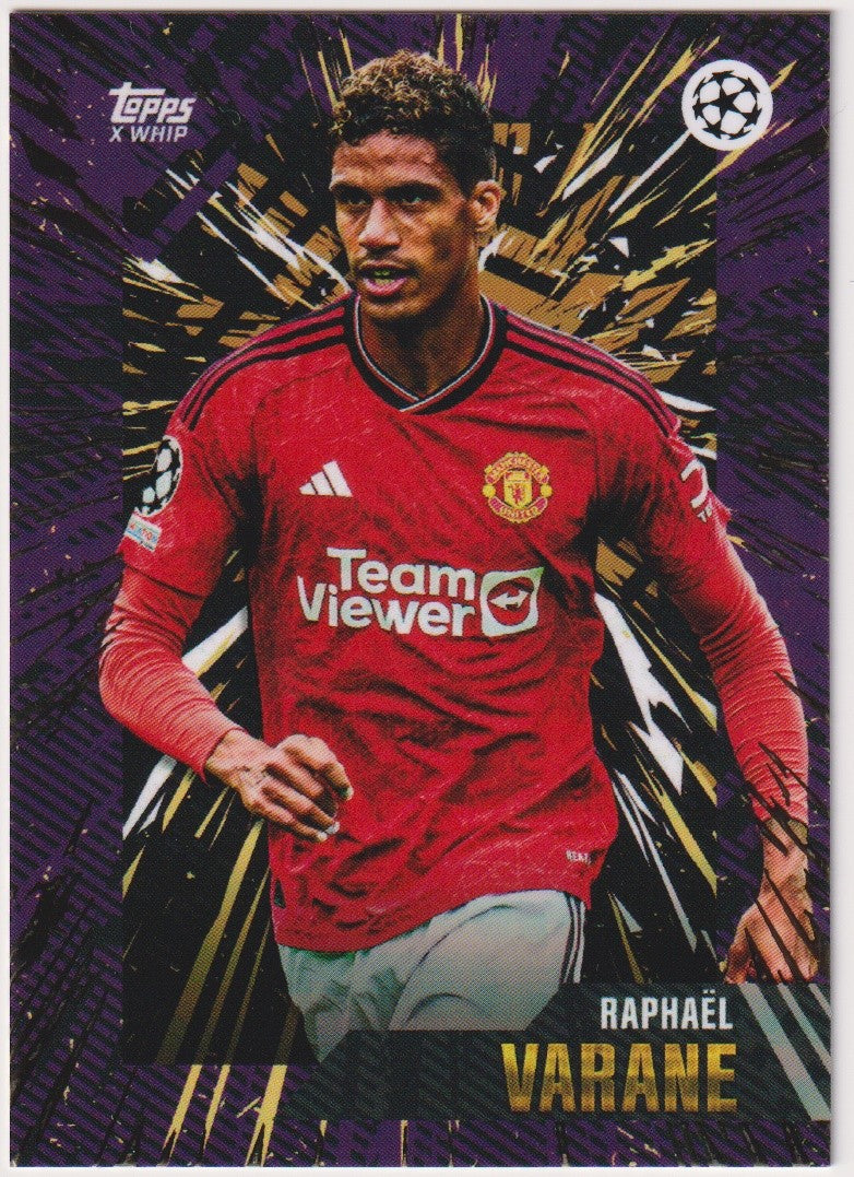 Topps Champions League 2022-23 Raphaël Varane Manchester United Parallel Rare – Bild 1