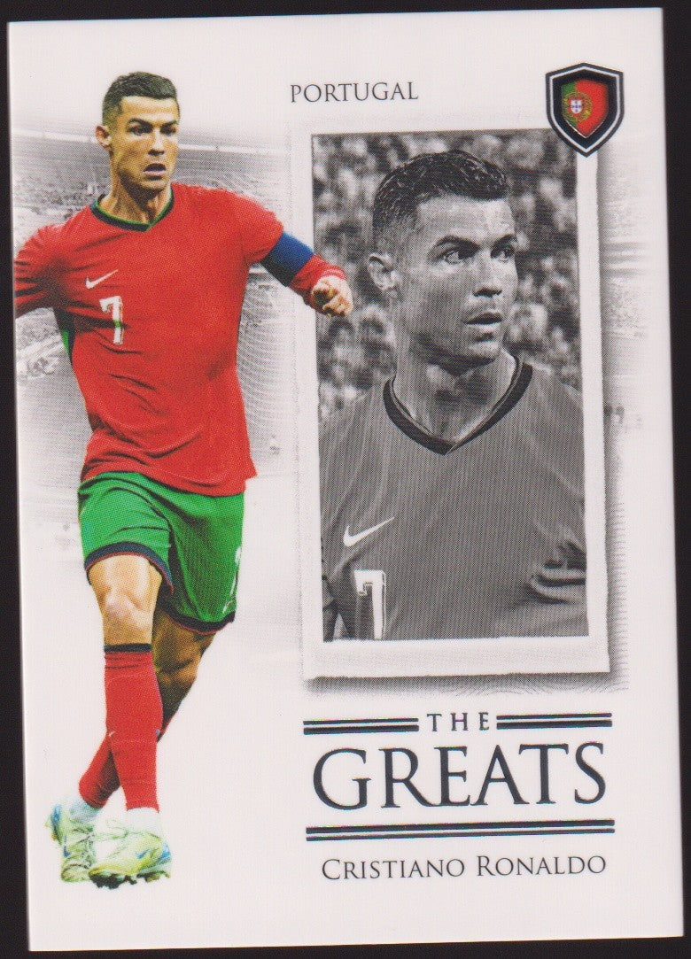 Futera The Greats 2024-25 Cristiano Ronaldo Portugal Real Parallel 49/69 Rare – Bild 1