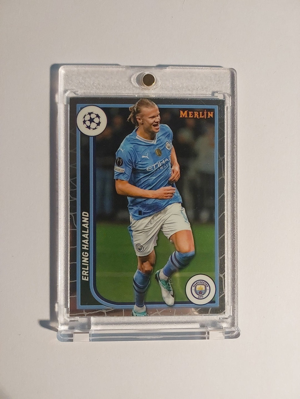 Topps Merlin 2023-24 Erling Haaland Manchester City Parallel Ultra Rare Hit – Bild 1