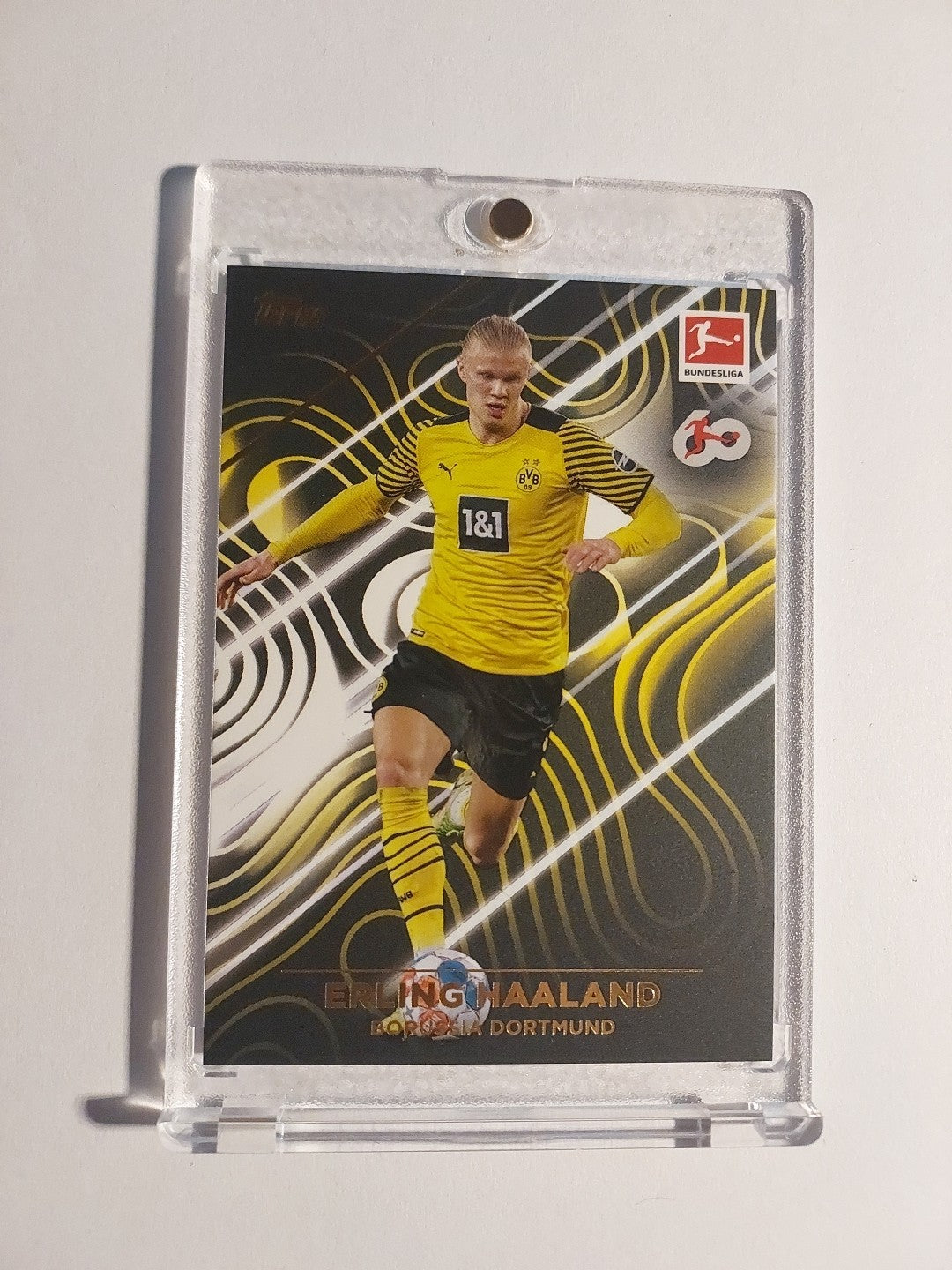 Topps 60 Jahre Bundesliga 2023-24 Erling Haaland Dortmund Parallel Rare Hit – Bild 1