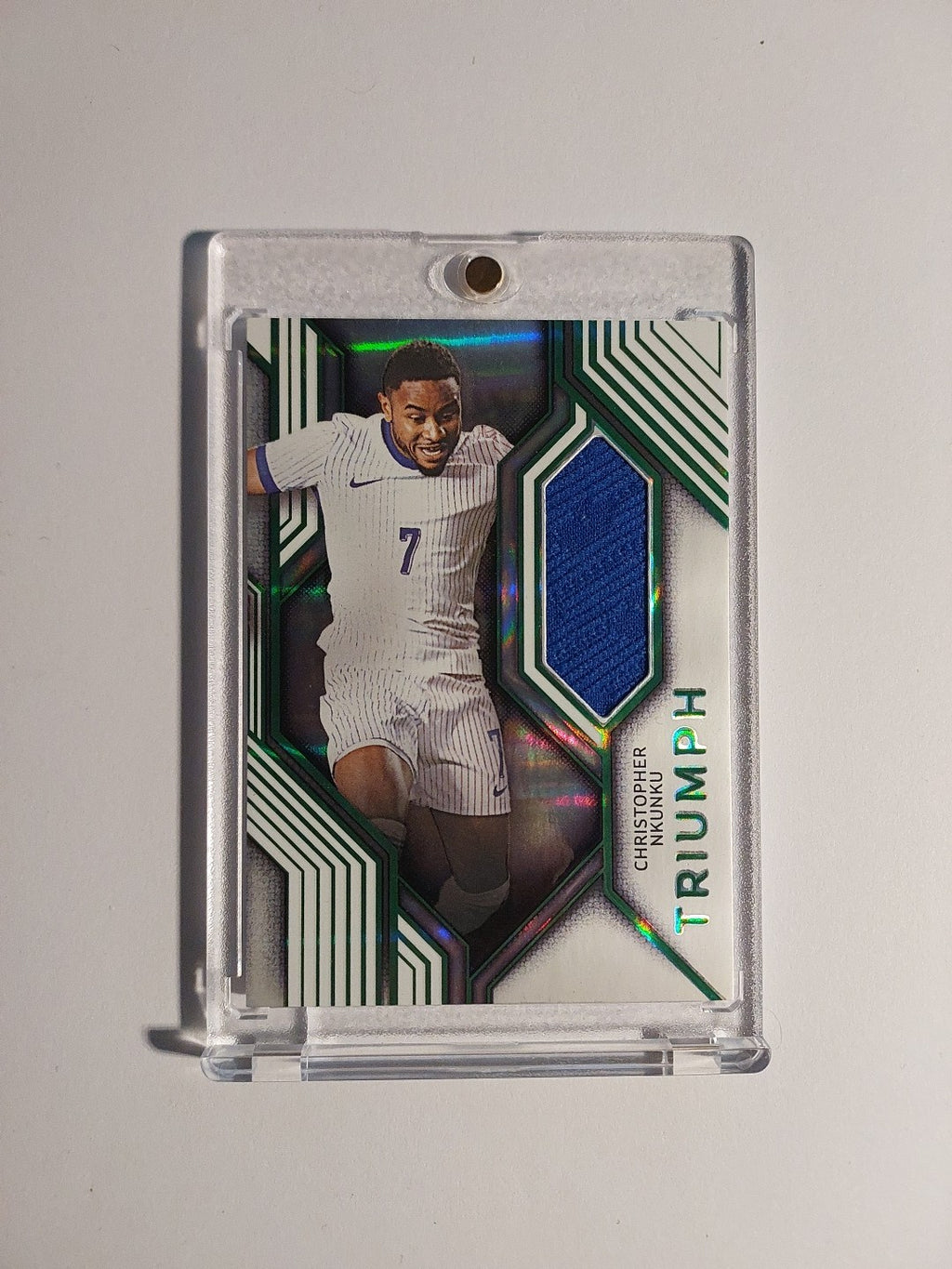 Futera Platinum 2025 Christopher Nkunku Frankreich Patch Relic Parallel 5/12 Hit – Bild 1