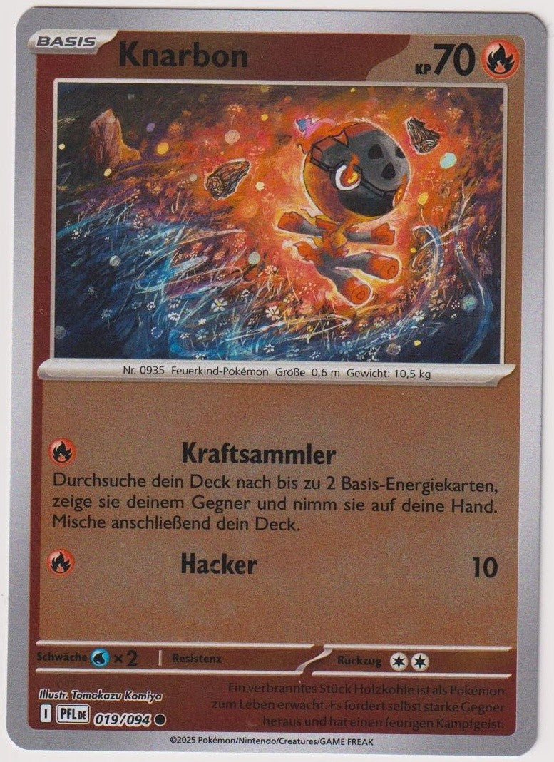 Pokemon TCG Charcadet #19/094 Common (C) Reverse Holo Deutsch 2025 – Bild 1