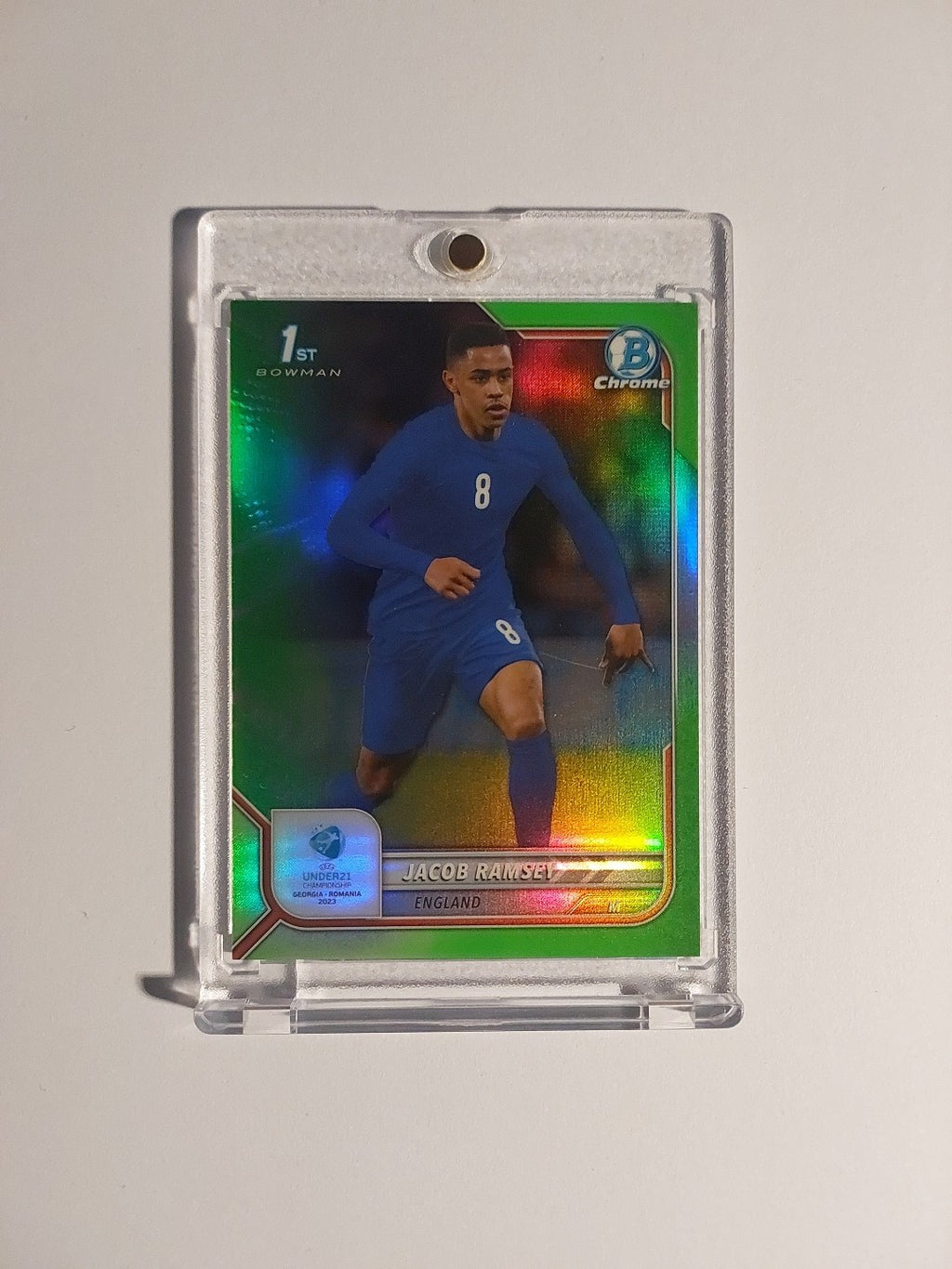 Topps Bowman U21 2022-23 Jacob Ramsey England Parallel 152/199 Refractor Rare – Bild 1