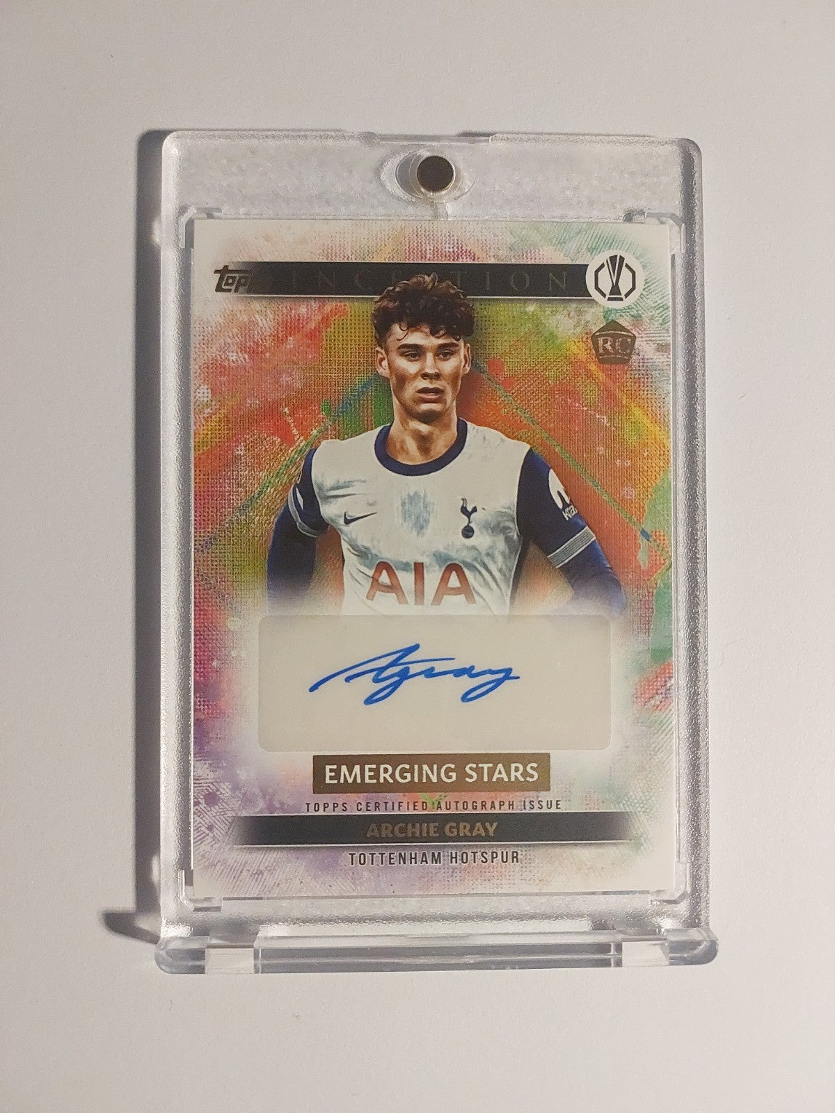 Topps Inception 2024-25 Archie Gray Auto Tottenham Hotspur Rookie Rare Parallel – Bild 1