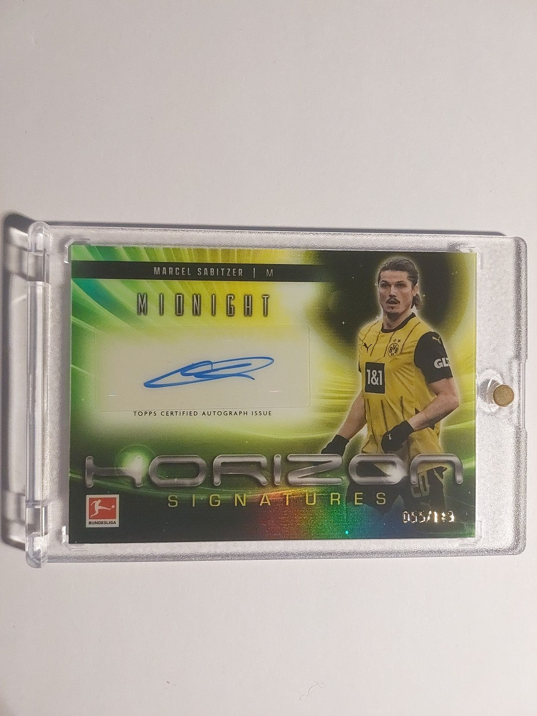 Topps Midnight Bundesliga 2024-25 Marcel Sabitzer Dortmund Auto Numbered 55/149 – Bild 1