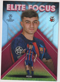 Topps Elite Focus 2022-23 Pedri FC Barcelona UEFA Champions League Parallel Rare – Bild 1
